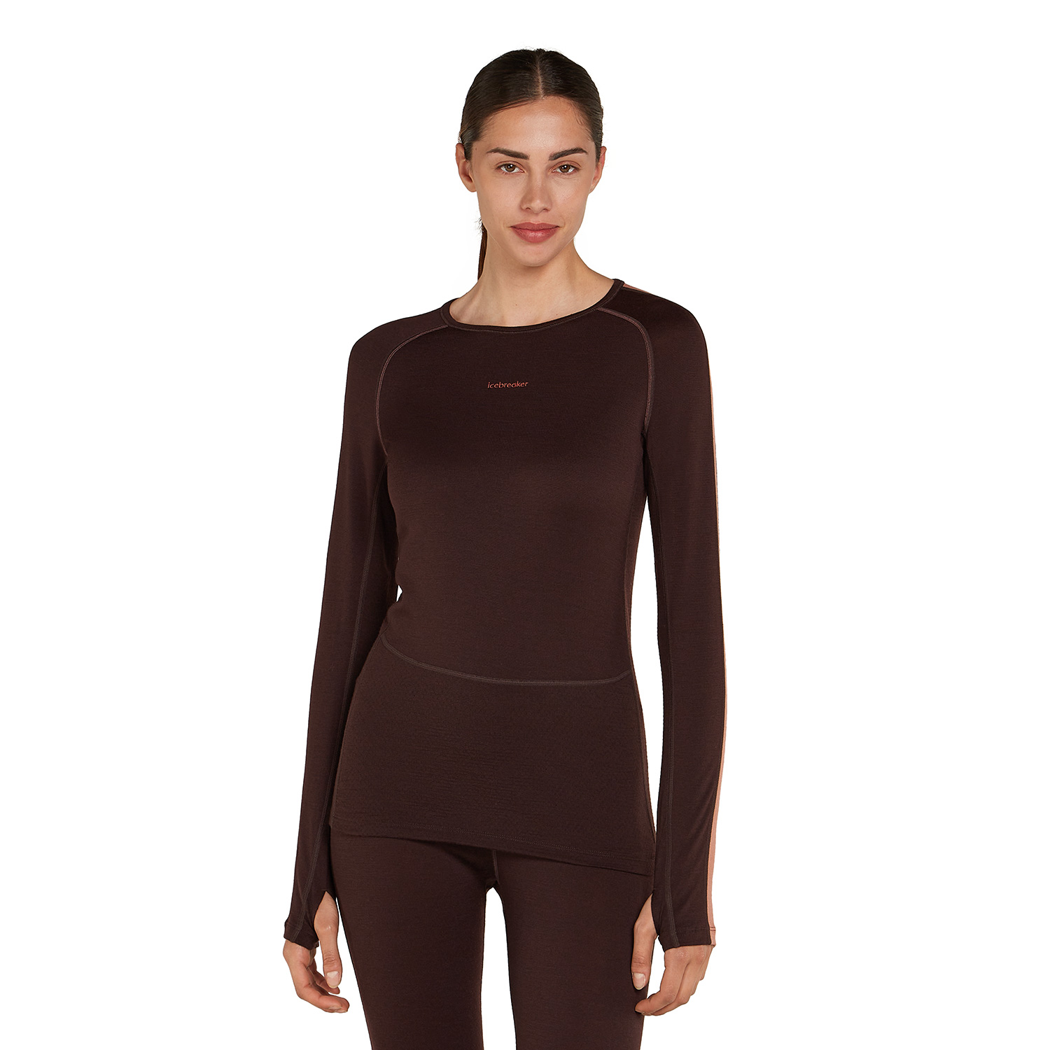 Icebreaker Womens 260 ZoneKnit LS Crewe